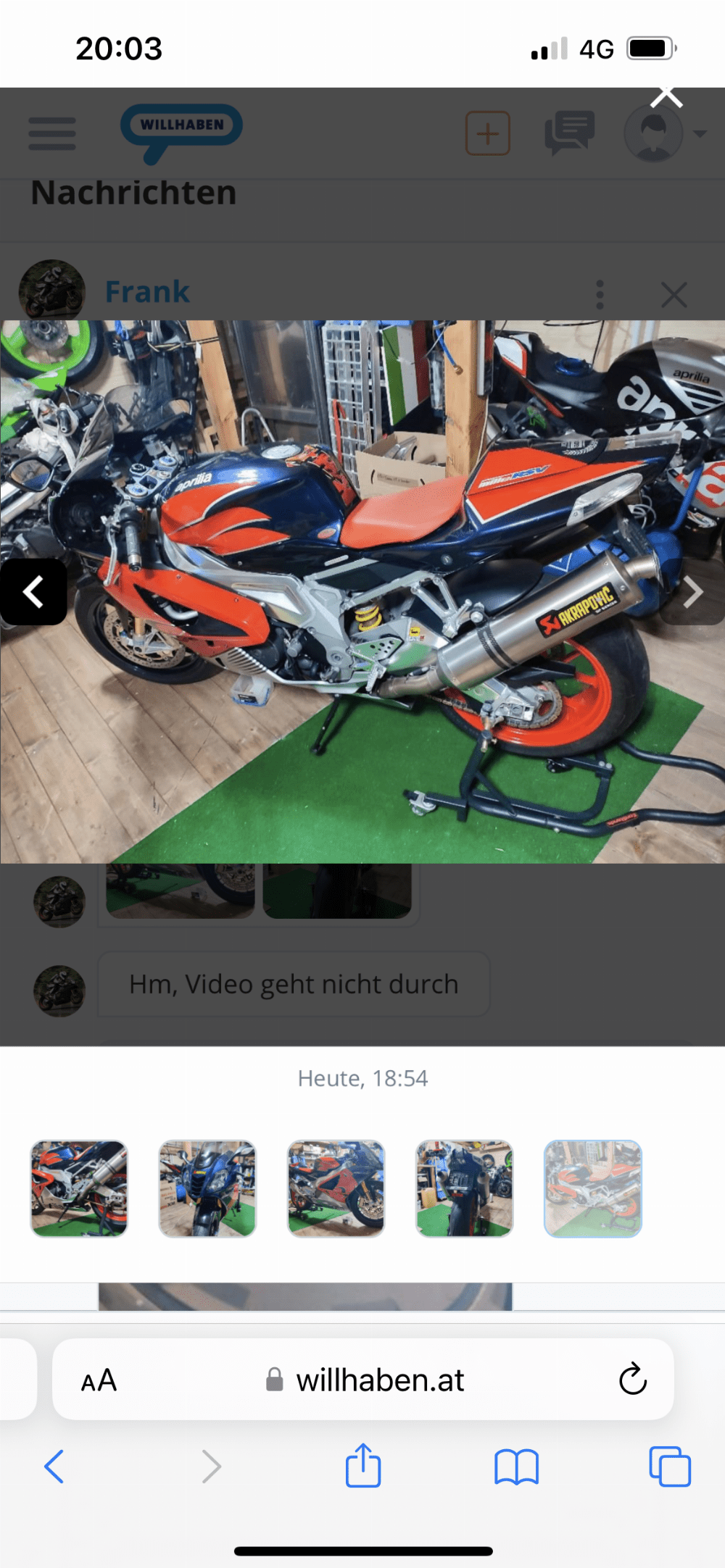 Motorrad verkaufen Aprilia RSV4 Mille Ankauf